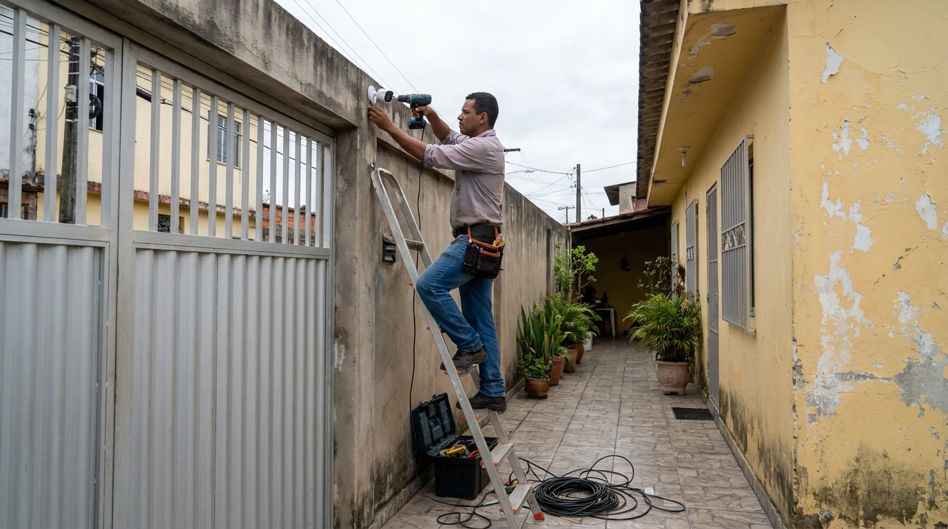 Instalacao de cameras de seguranca profissional em Vila Velha‑ES