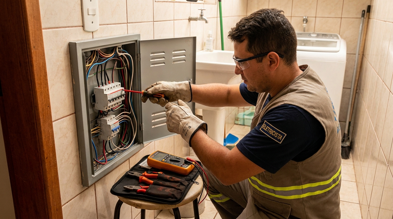 Instalacao de disjuntor residencial em Vila Velha‑ES