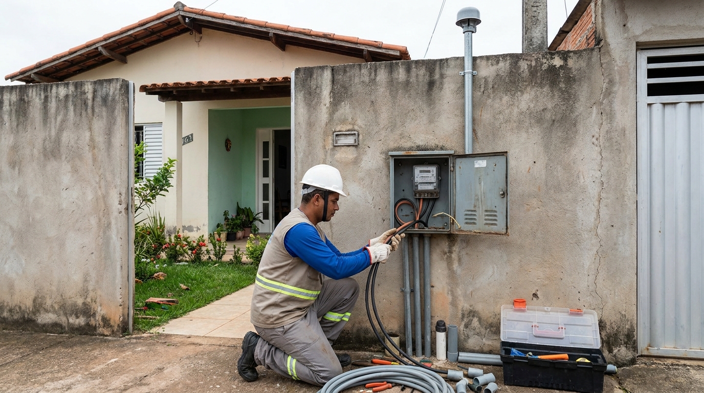 Instalacao de padrao de energia em Vila Velha‑ES