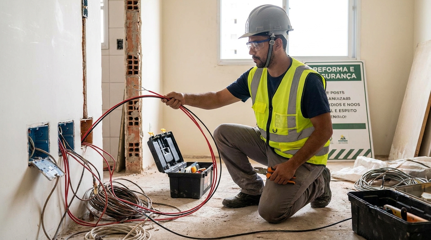 Troca de fiacao eletrica em Vila Velha‑ES