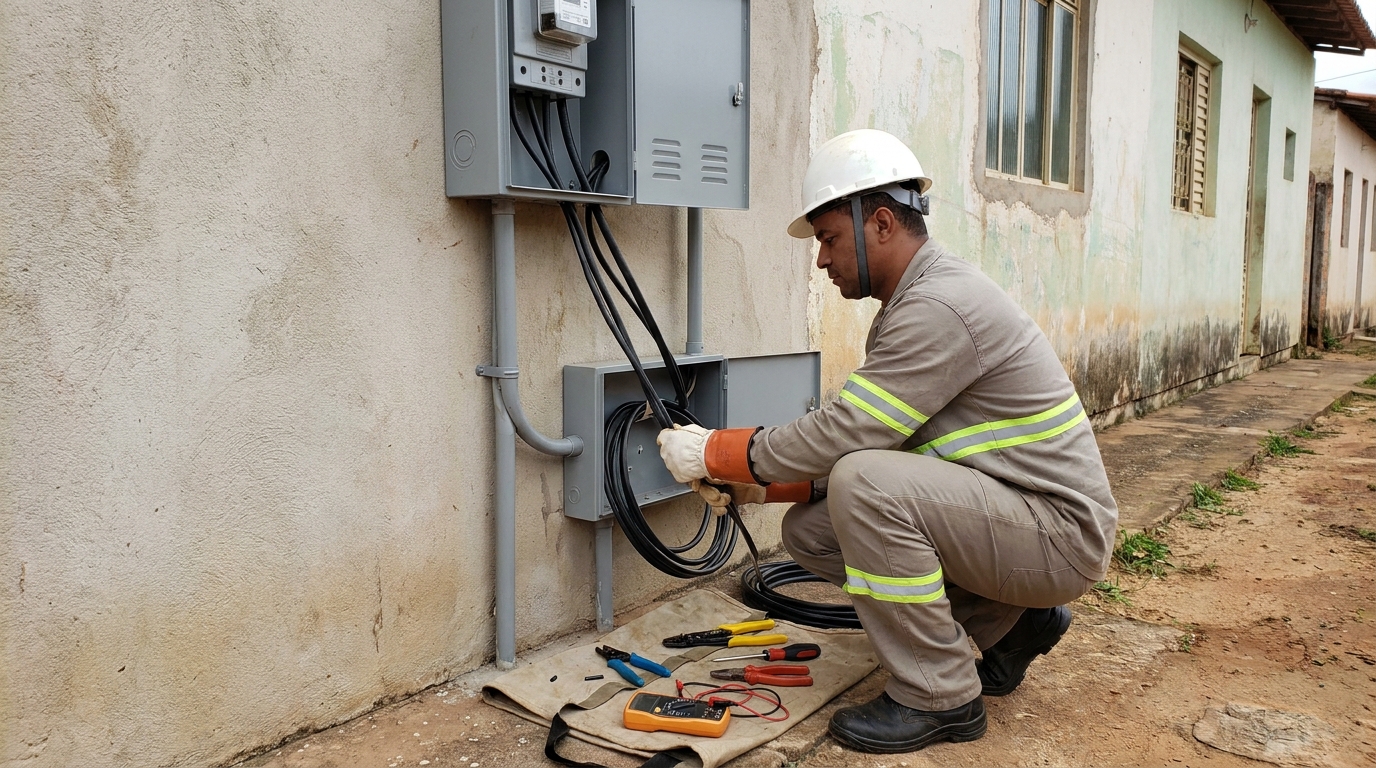 Troca de padrao de energia em Vila Velha‑ES